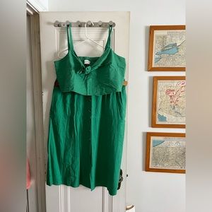Universal Thread Green Summer Linen skirt and top set (both together)